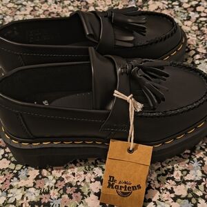 Dr. Martens Black Tassel Loafers